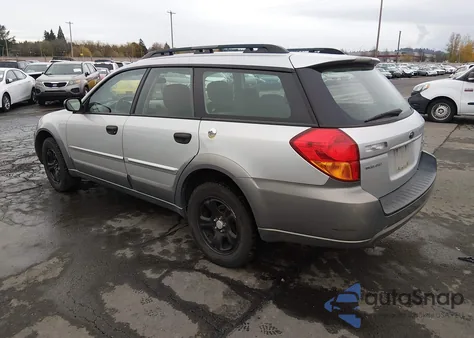 2007 Subaru Outback 2.5I Basic из США, поврежденный, VIN 4S4BP61C177302913